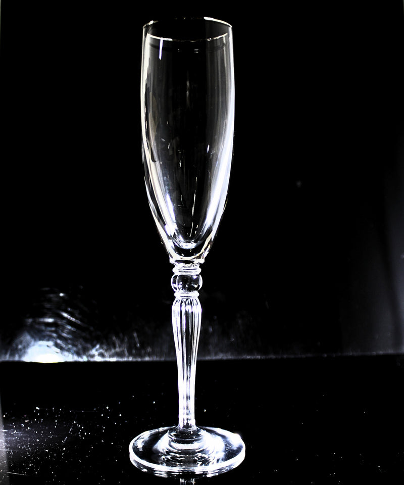 Waterford Stemware: Carleton - Platinum Fluted Champagne, 9.25" | No Box