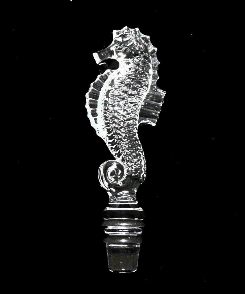Waterford Crystal: Seahorse Seahorse Bottle Stopper, 4.5"