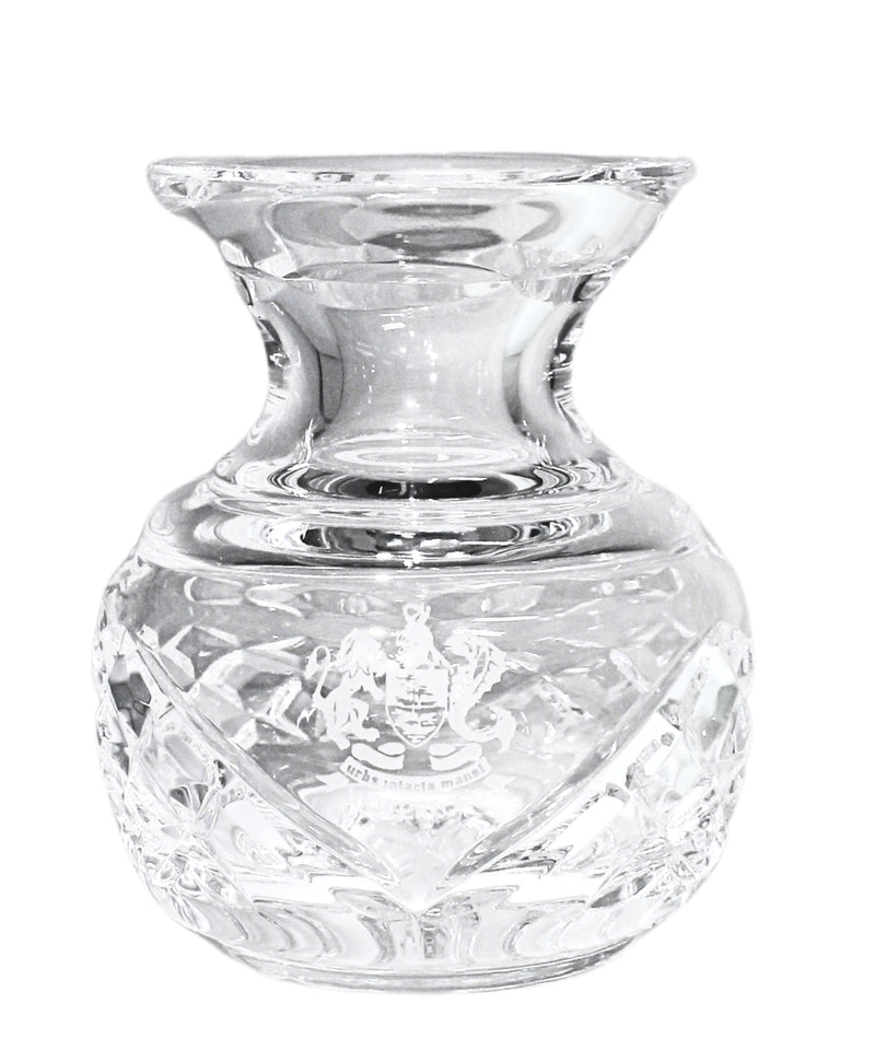 Waterford Crystal: Vases Posy Vase | Small, 3.75" | Engraved "Urbs Intacta Manet"