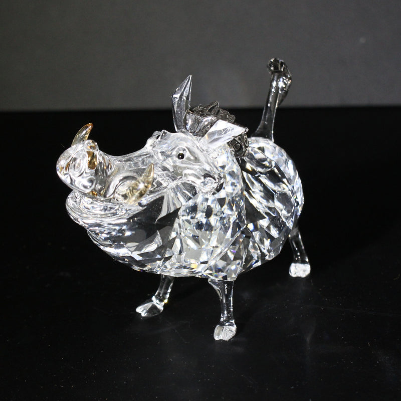 Swarovski Lion King Pumba Warthog | Ear reglued | Original box not included