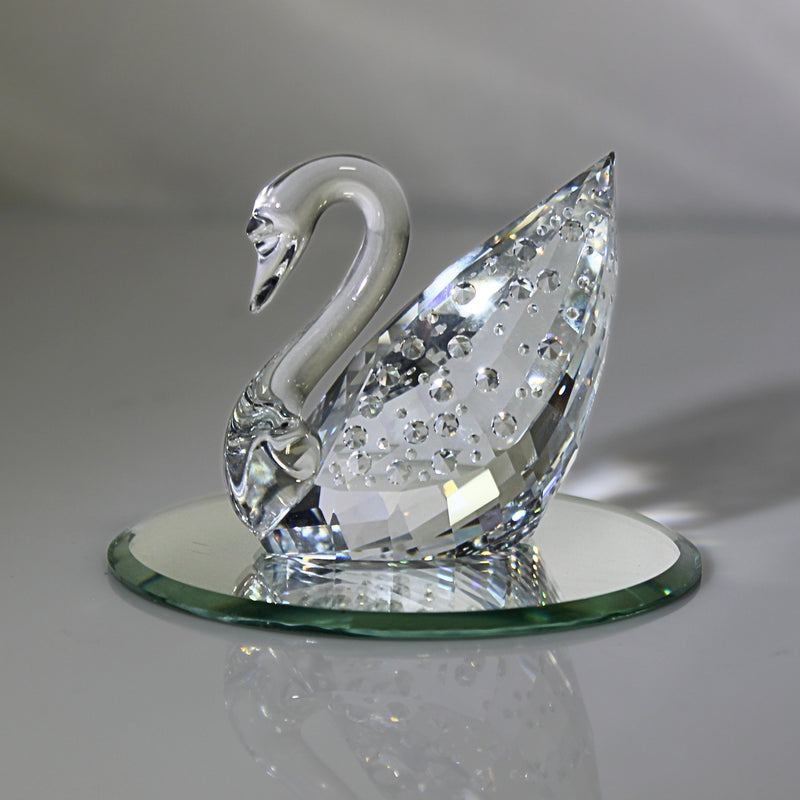 Swarovski Silver Crystal Swan | No stand | Mirror included