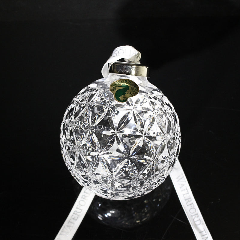 Lot of 2: Waterford Crystal 2000s Times Square Collection Ornaments