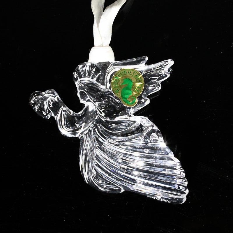 Lot of 2: Waterford Crystal 2010 Ltd Ed Angel, 2015 Angel Ornaments