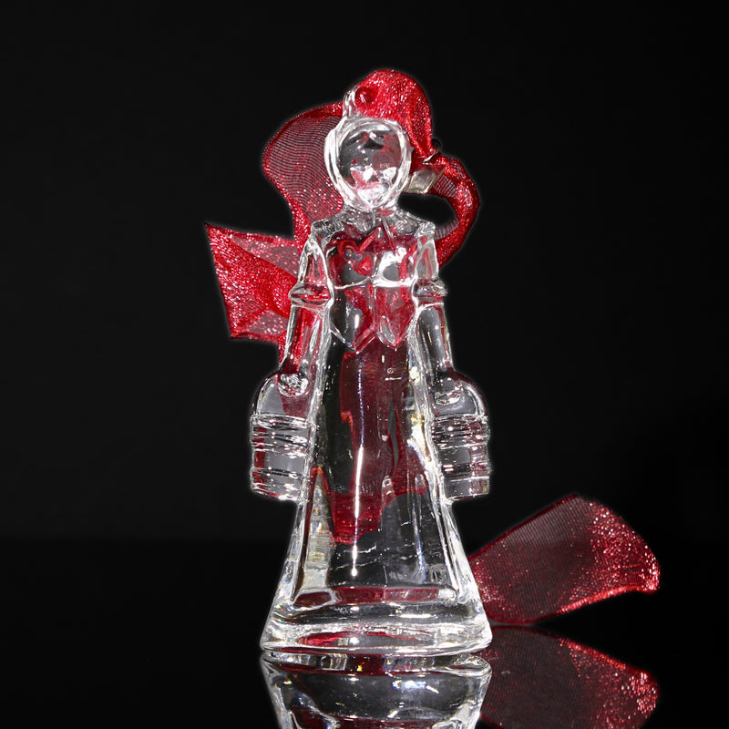 Lot of 2: Waterford Crystal Seven Swans, Eight Maids Ornaments